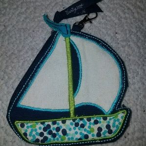 Thirty-One sailboat coin zipper pouch